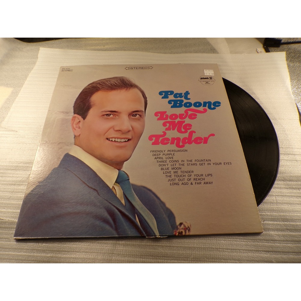 Pat Boone Love Me Tender Vinyl Record LP Pickwick 33 SPC-3101 Stereo Pop Vocal